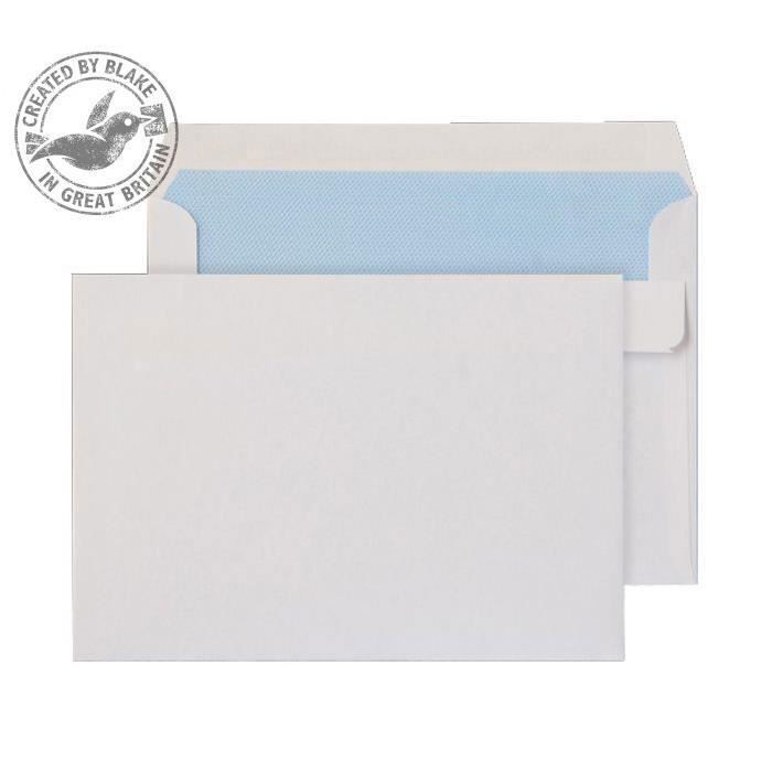 Blake Purely Everyday Pocket Envelope C4 Self Seal Plain 90gsm White Pack 50 12891 50pr 65815bl