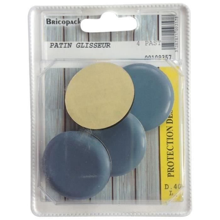 BRICOPACK Patin glisseur BL4 - 40 mm