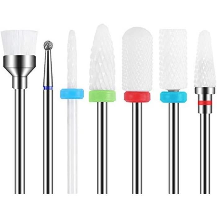 Kit Manucure 7 Pièces - Coupe-ongles Grande Ouverture - Acier Inoxydable Noir