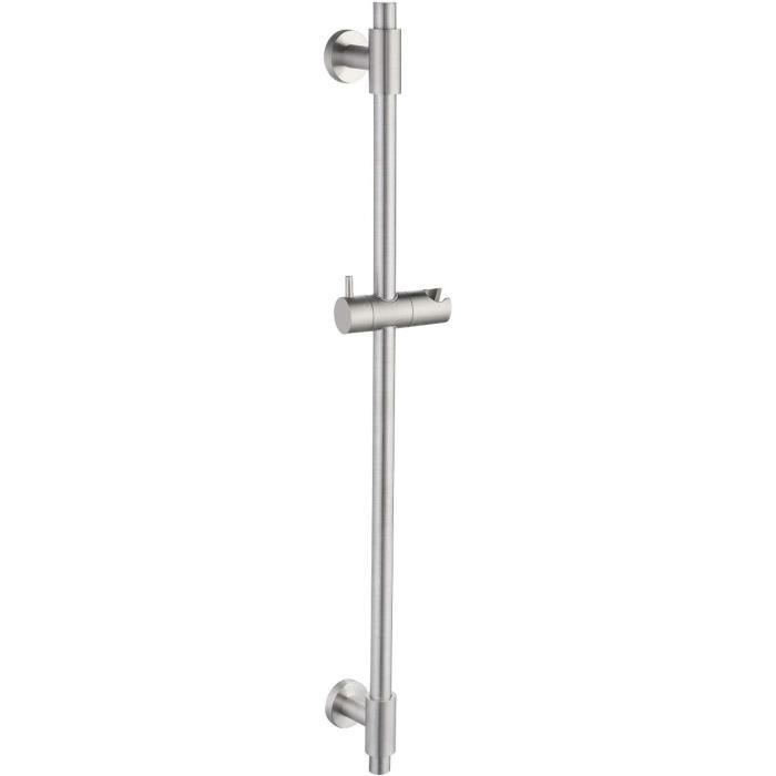Barre coulissante de douche - FDIT - Acier inoxydable - Support