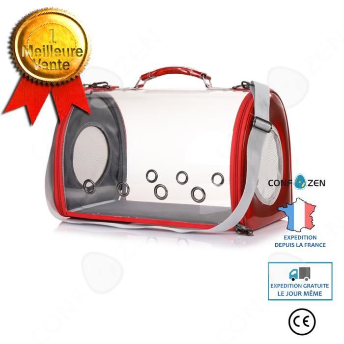 Comparer les prix de CONFO® Espace animal sac respirant épaules sortie animal sac sortie portable épaule sac transparent