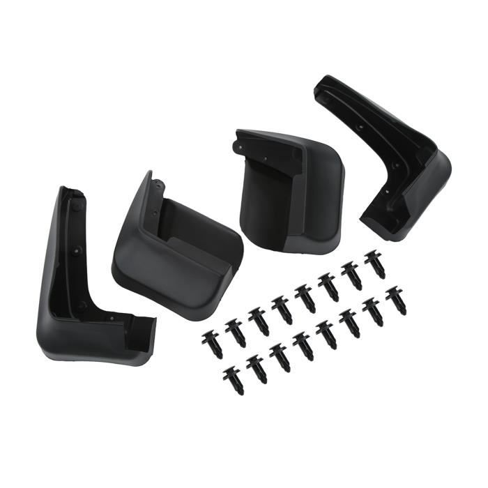 LHOEST Lot De 4 Garde-Boue Pour VTT – Texture Fibre De Carbone, Avec 40 Serre-câbles, Adapté Aux Roues 20 à 29 Pouces