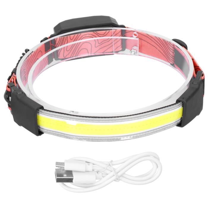 Lot de 2 Lampe frontale led Phare à Capteur Torche Frontale puissante