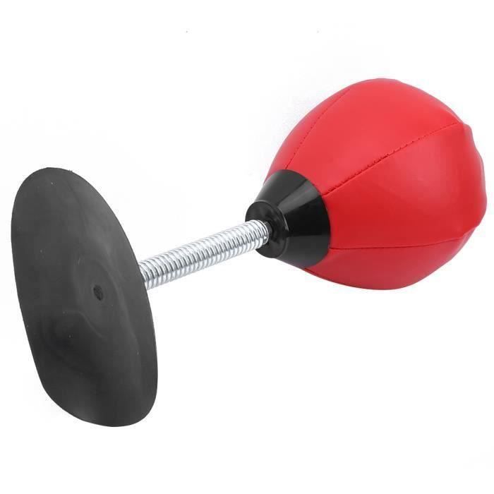 Ballon De Boxe Bureau Avec Ventouse : Anti-stress, Sac De Vitesse, Décompression, Entraînement MMA, Adulte/enfant – PU Cuir, Stable, Facile à Installer