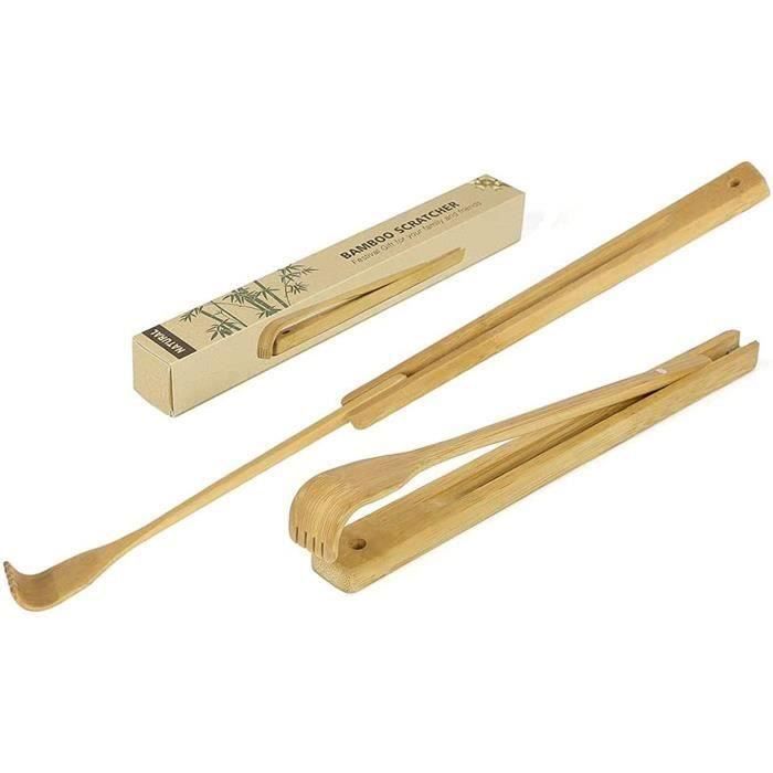 Gratte-Dos En Bois De Bambou 43,2 Cm - Soulagement Immédiat Des Démangeaisons