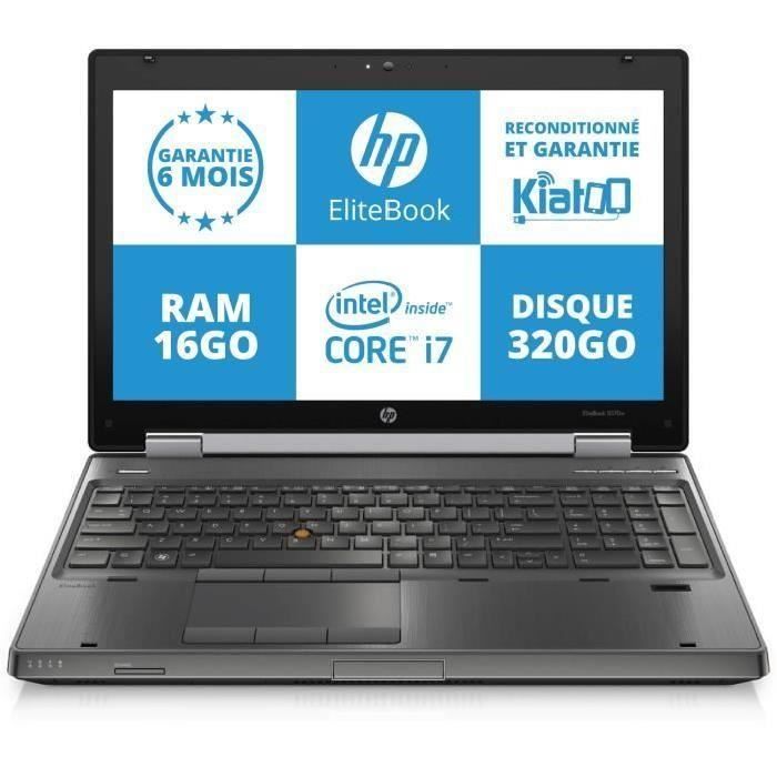 Pc Portable Hp Elitebook 8570w Core I7 16 Go Ram 3 Go Disque Dur Ordinateur Portable 15 Pouces Windows 7 Cdiscount Informatique