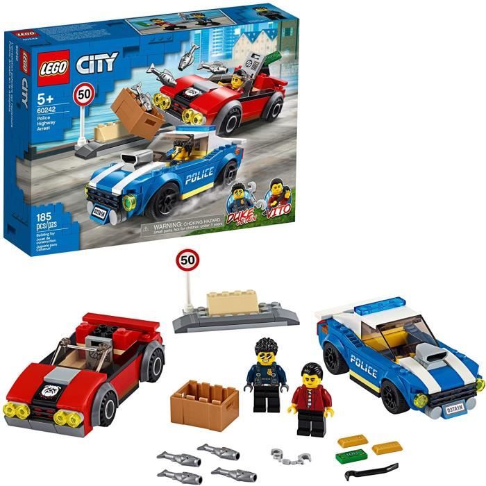 LEGO® City 60316 Le Commissariat de Police, Jouet Hélicoptère, Voiture de  Police, Chien Figurine, Camion Poubelle Jouet - Cdiscount Jeux - Jouets