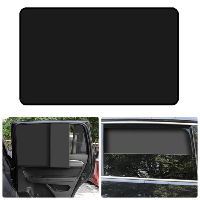 Pare-soleil Magnétique Pour Vitres Latérales Voiture - Lot De 2, 80x50 Cm, Anti-UV Et Protection Intimité - Installation Facile Sans Outils