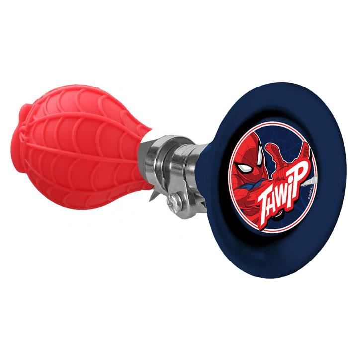 Cornets de vélo Spider-Man pour garçons - MARVEL - 14 cm - acier bleu/rouge