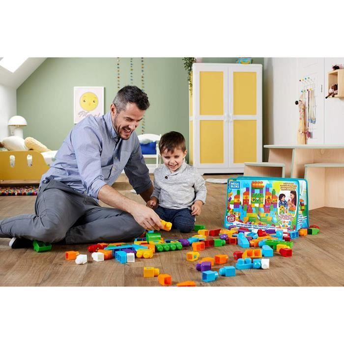 Sac Blocs Construction Deluxe de 150 briques pour bébé et enfant de 1 à ...