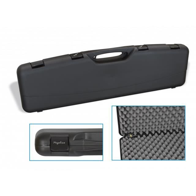 MALLETTE PISTOLET 50X30X8.5 NOIRE CLIPS - Mallettes et housses pour