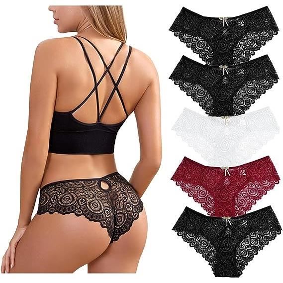 Culotte Femme Dentelle Chic Sexy Culotte sous Vetement Stretch Slips Taille  Basse Multipack Tentation Panties Multicolor - Cdiscount Prêt-à-Porter