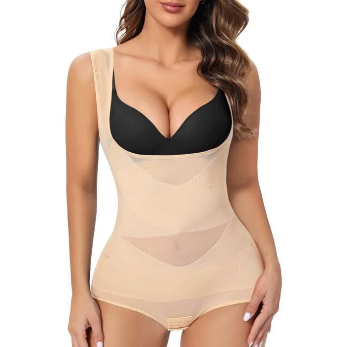 Body Sculptant Femme Gaine Amincissante Bodysuit Ventre Plat Body Gainant  Invisible Combinaison Sculptante Gainante Noir Noir - Cdiscount  Prêt-à-Porter