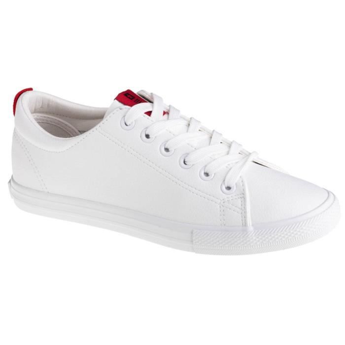 BIG STAR Baskets Femme Big Star Shoes DD274685 - Blanc - Synthétique - Lacets