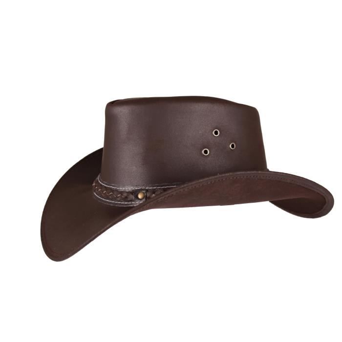 Chapeau de randonnée en cuir Horka Denver pour homme - Marron - Montagne Chapeau de randonnée en cuir Horka Denver pour homme - Marron - Montagne