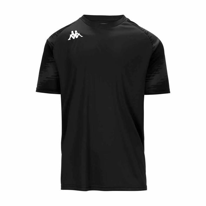 T-shirt Sport Kappa Garçon 12-13 Ans Rouge - Polyester, Manches Longues, Neuf Avec étiquettes