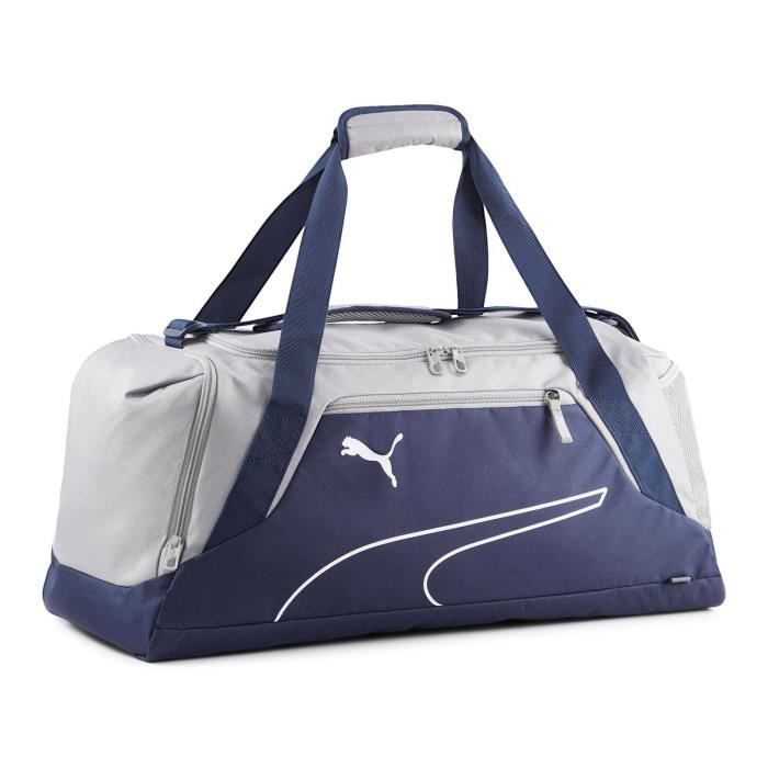 PUMA Fundamentals Sports Bag M Puma Navy - Concrete Gray [230492] - sac de sport sac de sport
