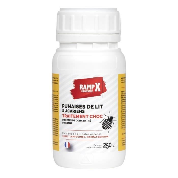 RAMPX - Spécial Anti-Punaises de lit - X2208 - Formule choc & longue durée - Flacon concentré 250ml