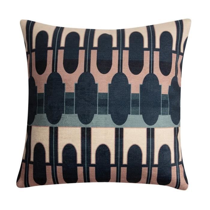 Hnmdmyi Housse De Coussin Noir Et Blanc 40x40 Set De 4, Boho Taie D'oreiller Modernes Motif Géométrique Neutre Décoratif Housse De Coussin En Lin Pour Canapé Lit Jardin Extérieur Home Decor