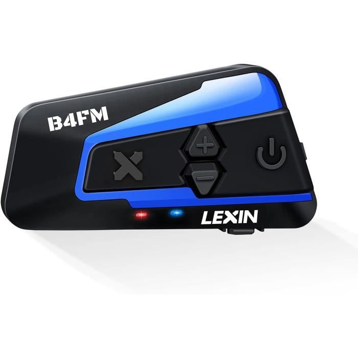 B4Fm Intercom Moto Bluetooth, Kit Main Libre Moto Avec Partage Musique, 1-10 Voies Système