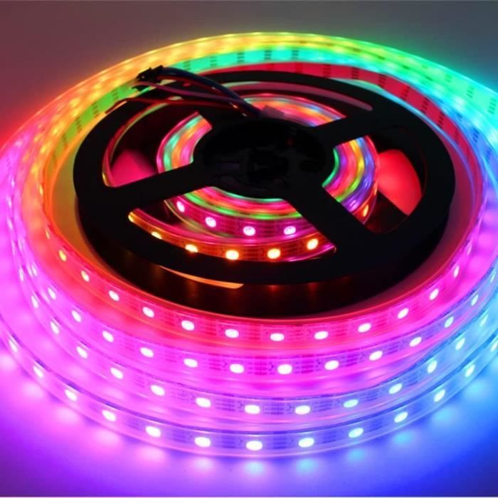 Bande Rack Color Bande Led Ws2812B Rgb 5050Smd Individuel Adressable Programmable,5V ...