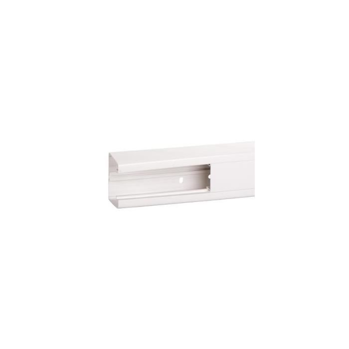 Schneider Electric OptiLine 45 Goulotte PVC Blanc Polaire 140x55 Mm – Embouts Inclus, Lot De 2, IP40 IK07