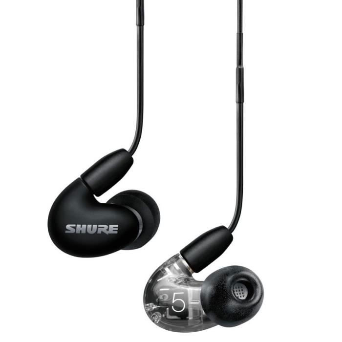 Shure AONIC 5 Ecouteurs Sound Isolating filaires - Noir