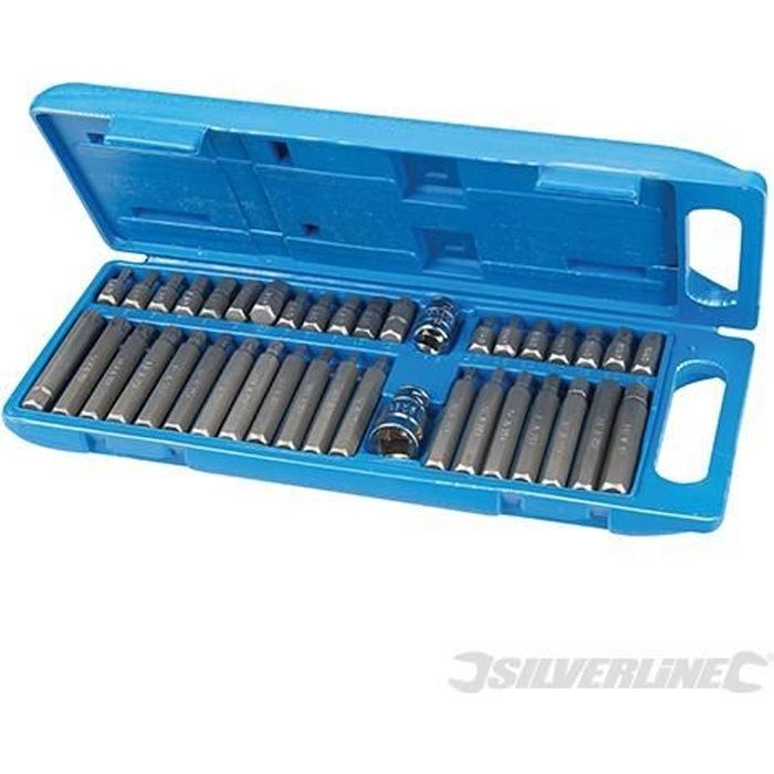 EMBOUT DE VISSAGE 12 MM HEXAGONAL LONG 6 PANS pour clé à cliquet visseuse