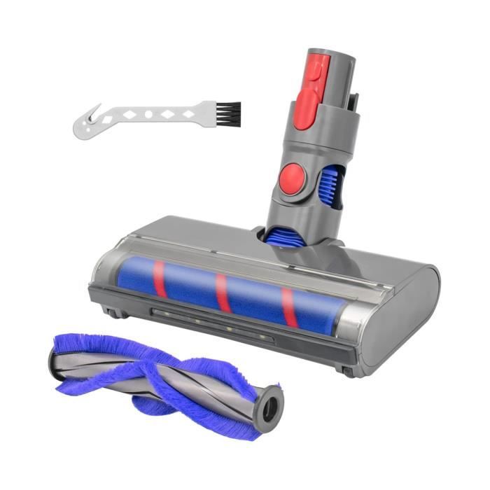 TCPENG Tube D'extension Pour Aspirateur Dyson V7 V8 V10 V11 V15 - Pièce De Rechange à Dégagement Rapide - 74 Cm (violet