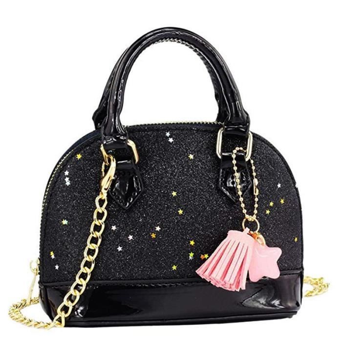 Petite fille Sac à main Mignon Renard Paillettes Cuir Crossbody Sac Petit sac  à bandoulière Sac à bandoulière pour enfants Cadeau