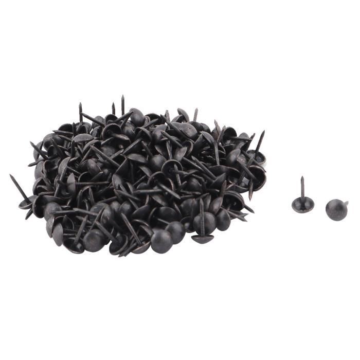Clou Tapissier SOURCING MAP 40Pcs 18mmx50mm Plat Tête Meuble Clous Clou Tapissier SOURCING MAP 40Pcs 18mmx50mm Plat Tête Meuble Clous