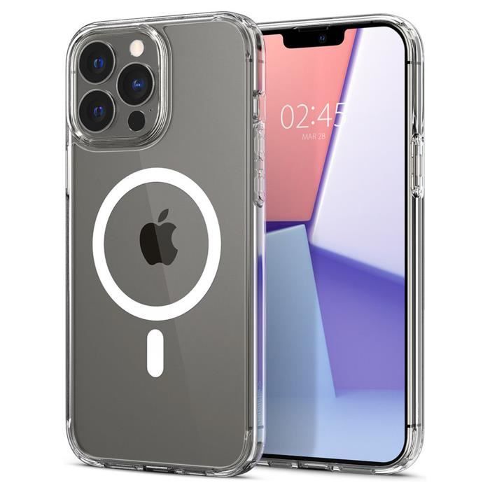 SPIGEN Ultra Hybrid MagSafe — Coque transparente pour iPhone 13 Pro Max