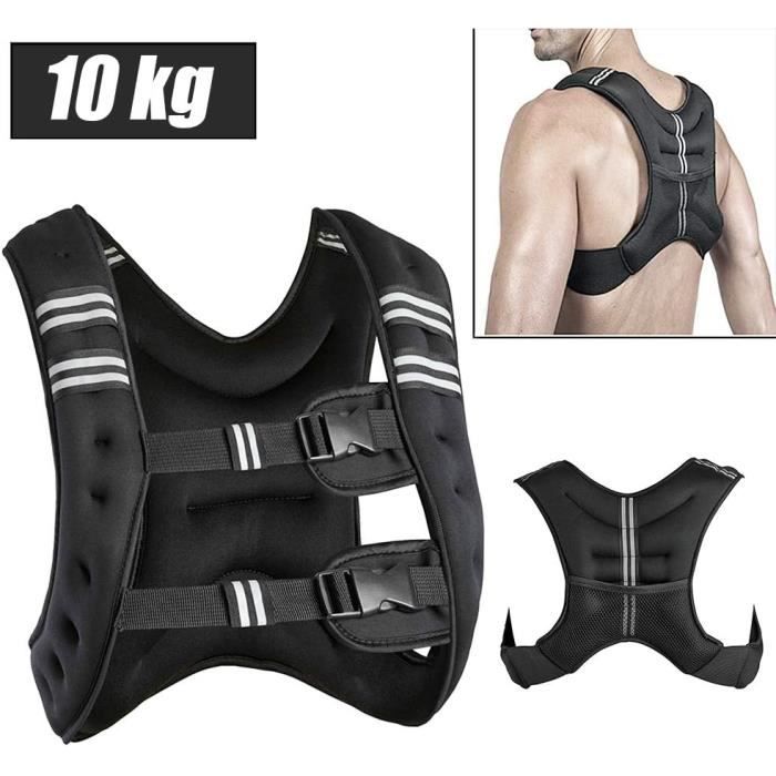 Gilet Lesté Réfléchissant PROIRON - 3kg, 5kg, 8kg, 10kg Pour Musculation, Course Et Fitness