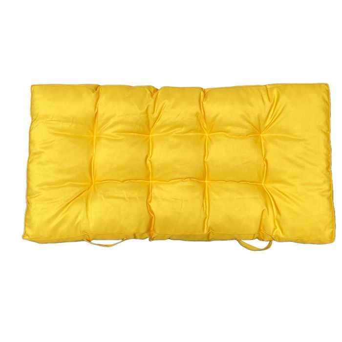 Matelas palette déperlant AMAZONIA - TODAY - Jaune 120x60 cm Matelas palette déperlant AMAZONIA - TODAY - Jaune 120x60 cm