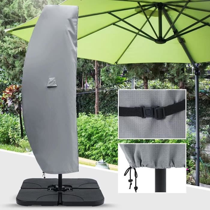 Housse de protection d'extérieur parasol NATERIAL l.45 x H.240 cm main image 0