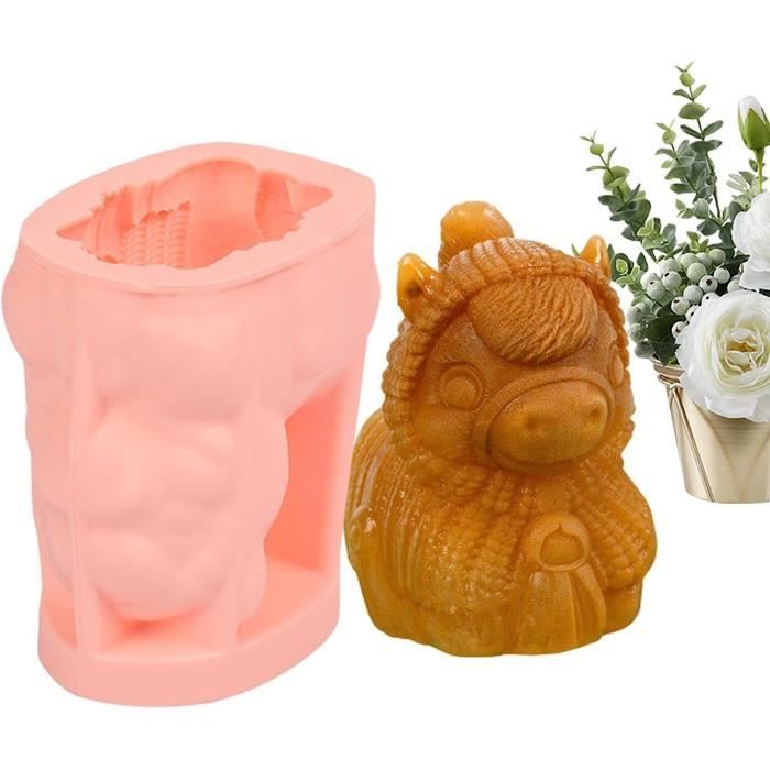 Moule Kylin Chinois Silicone Béton Ciment Résine Bricolage Moule Feng