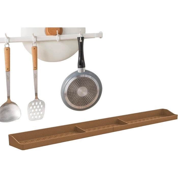 MIRKUZI Repose Cuillère, 2 Pièces Support à Cuillères En Silicone Support à Ustensiles De Cuisine En Silicone Adapté à La Maison Au Restaurant Aide Au Rangement De La Cuisine (noir, Gris