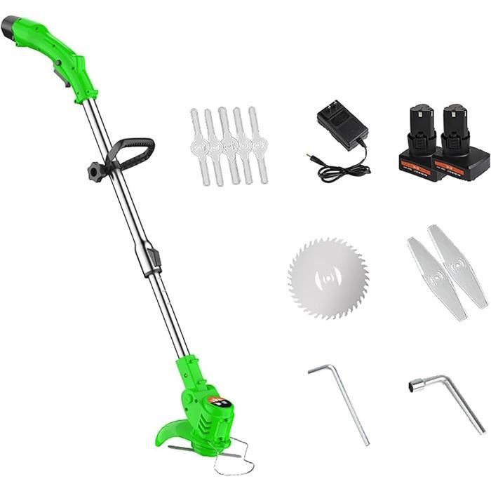 Tondeuse Gazon Sans Fil, 24 V Coupe Herbes Électriques Coupe Bordures ...