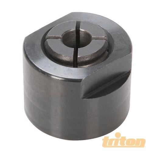 Pince de réduction Triton pour défonceuse 6 mm - Marque TRITON - Compatible avec JOF001, MOF001 et TRA001 - Gris
