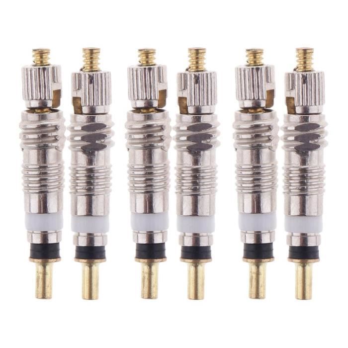 20 Pièces Cœurs De Valve Presta Pour Vélos Et VTT - Laiton - Universel - Pour Réparation Et Remplacement - Kit Noyau Valve