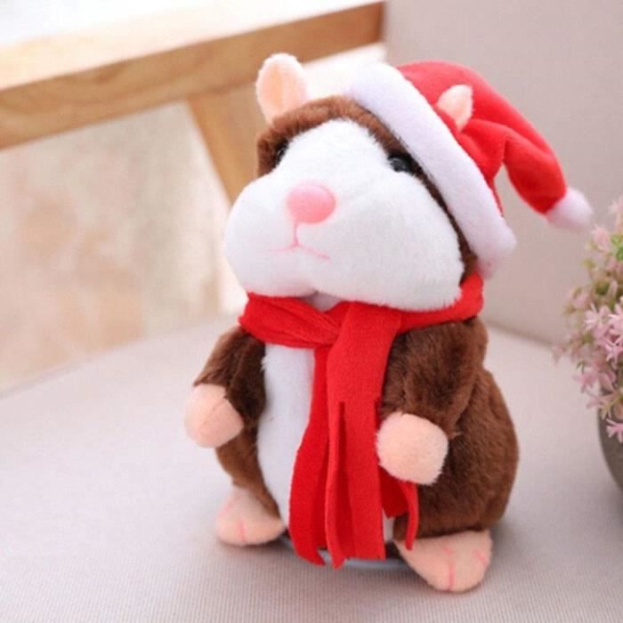 hamster parlant peluche