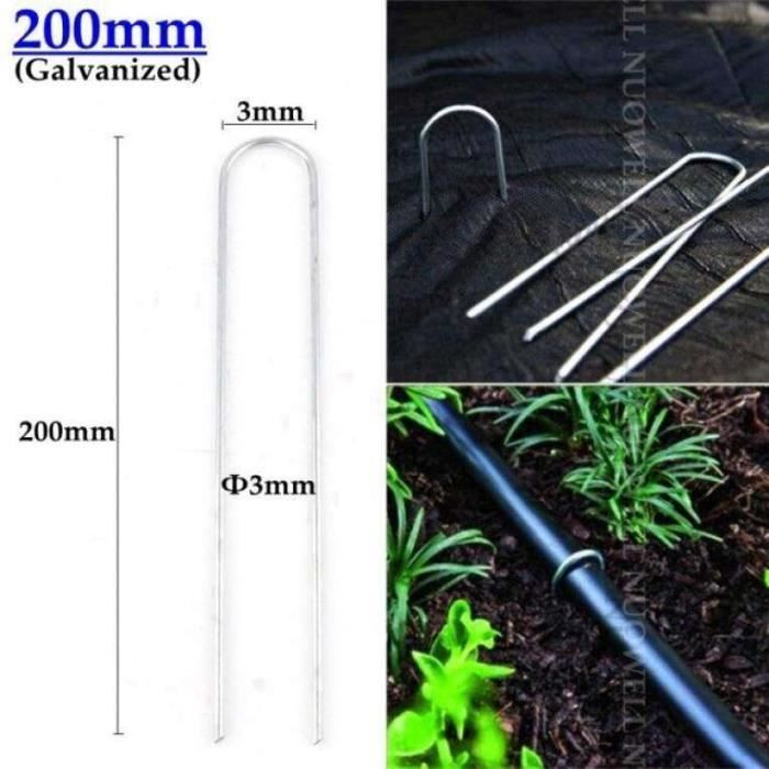 Thunia Lot De 8 Piquets De Tapis D'extérieur En Acier Inoxydable En