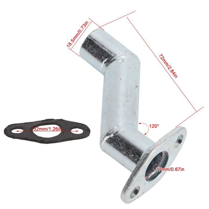 Tuyau Isolant En Mousse Décalé 10 Mm - Diamètre Intérieur 40 Mm, Extérieur 20 Mm - Couleur Rouge - Marque Uxcell