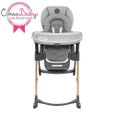 Bébé Confort Chaise Haute Minla Essential Grey, évolutive, réglable sur 6 positions, de la naissance à 6 ans.-1