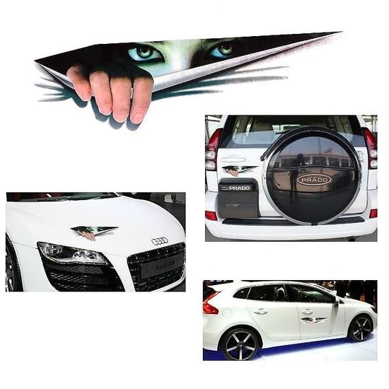40x12cm Sticker Personnalisation Voiture Auto Film Autocollant Regard Fille Achat Vente Decoration Vehicule 40x12cm Sticker Personnalisati Cdiscount