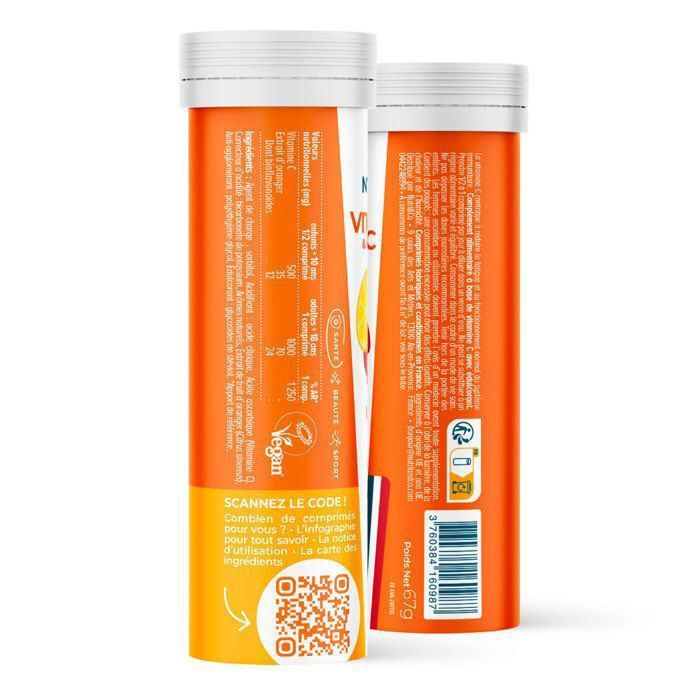 Complément Alimentaire Dr. Enzmann Vitamine C MSE Matrix 500 Mg - Boîte De 90 Comprimés