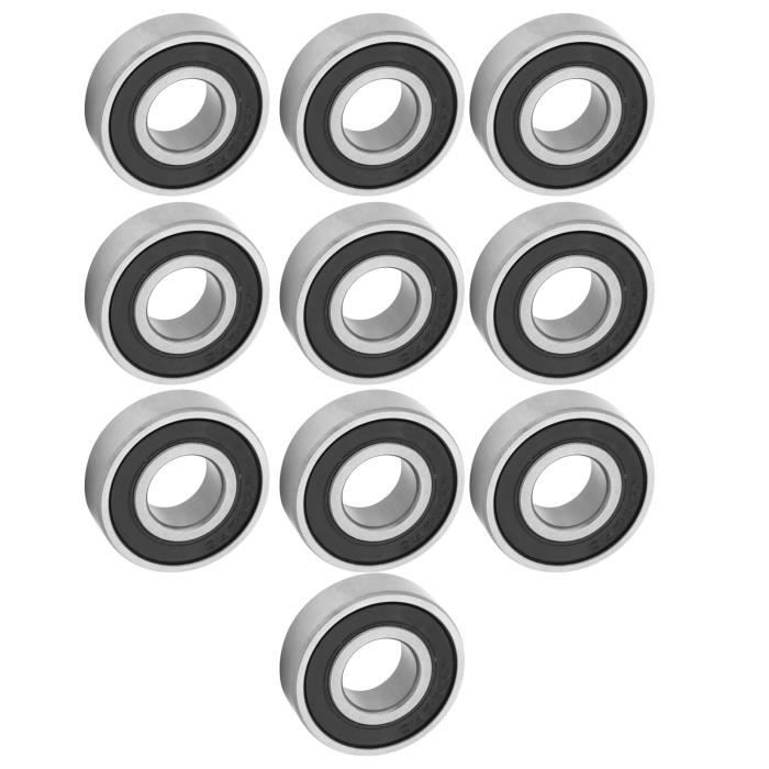 Tbest Lot De 8 Roulements à Billes RC - 10x15x4 Mm - Métal - Compatible HPI WR8 B021 ST/MT