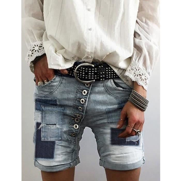 Short a top fleur femme