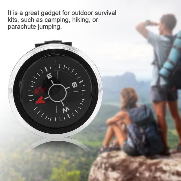 Boussole De Poignet Étanche - Pour Camping, Randonnée, Orientation - Résiste à 50m