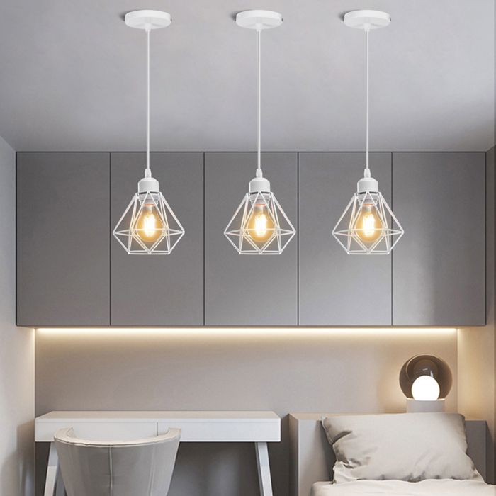 Suspension industrielle pour chambre à coucher, lustre E27 , plafonnier de salon, bronze